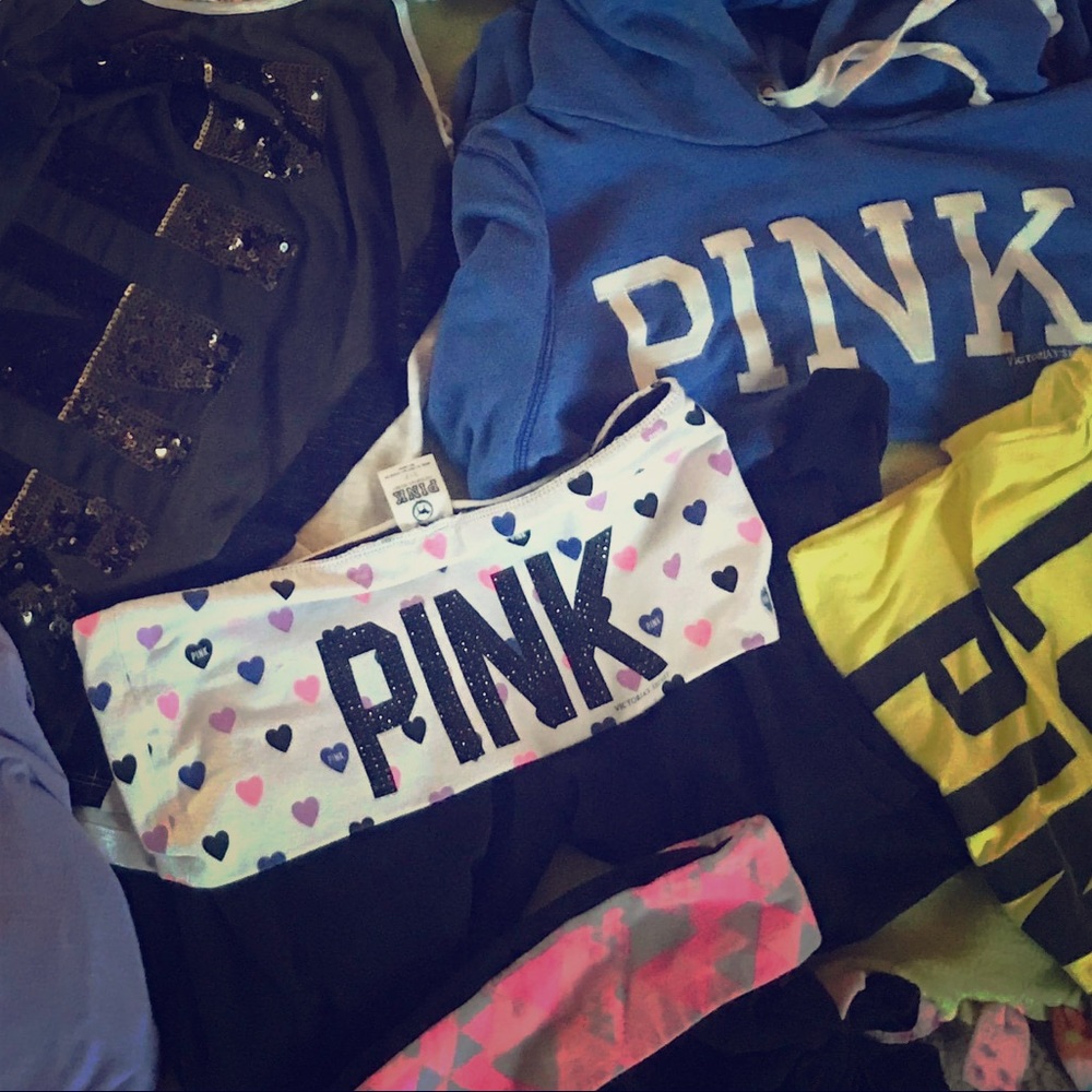 Vs pink yogas bling